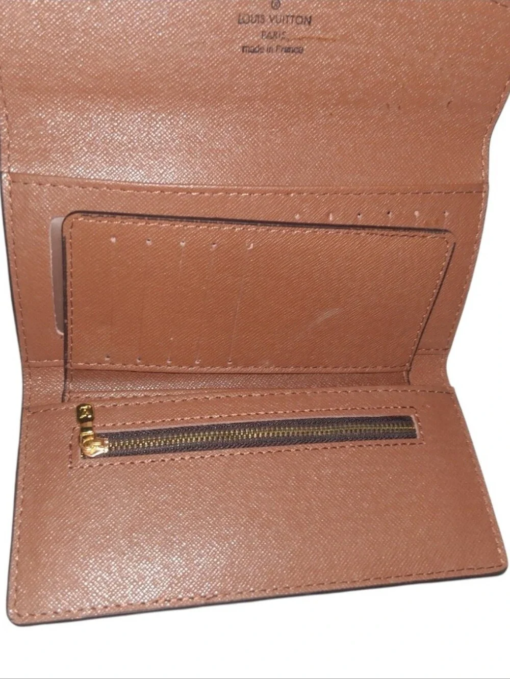 Louis Vuitton Brown Monogram Canvas Clutch Wallet